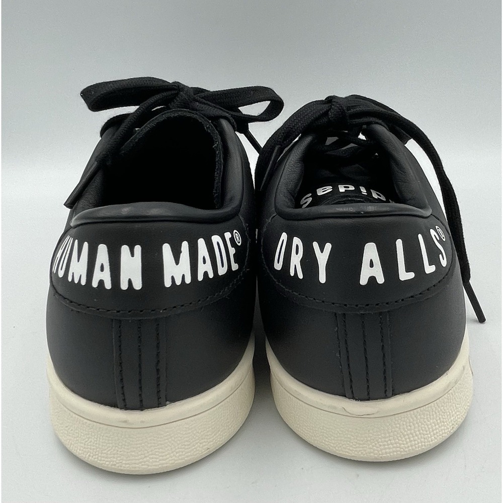 Men's Adidas Originals Stan Smith Human Made Shoes Black/White FY0736 Size 7 View 4